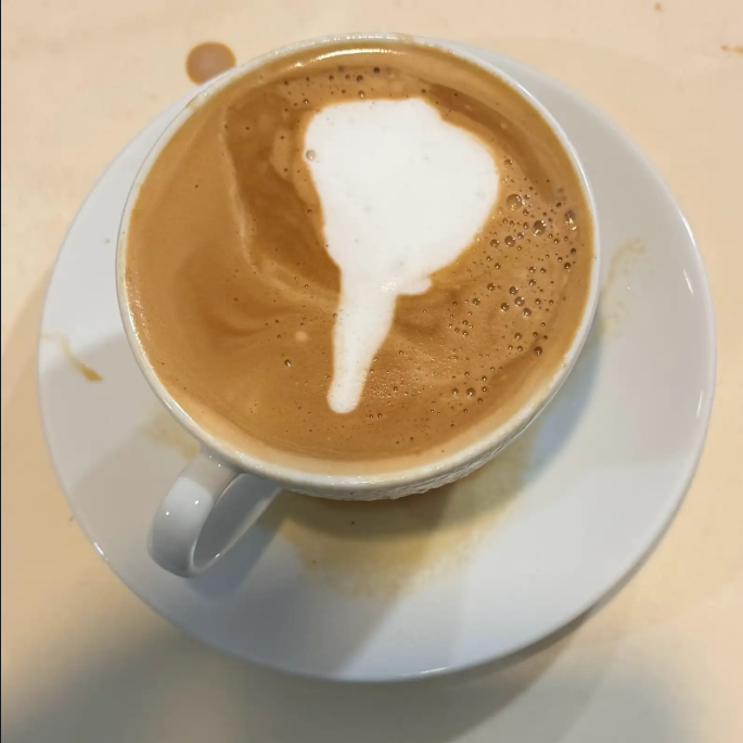Latte Art Tulip