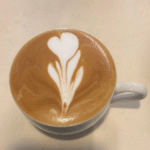 Cup of Latte with Tulip Latte Art