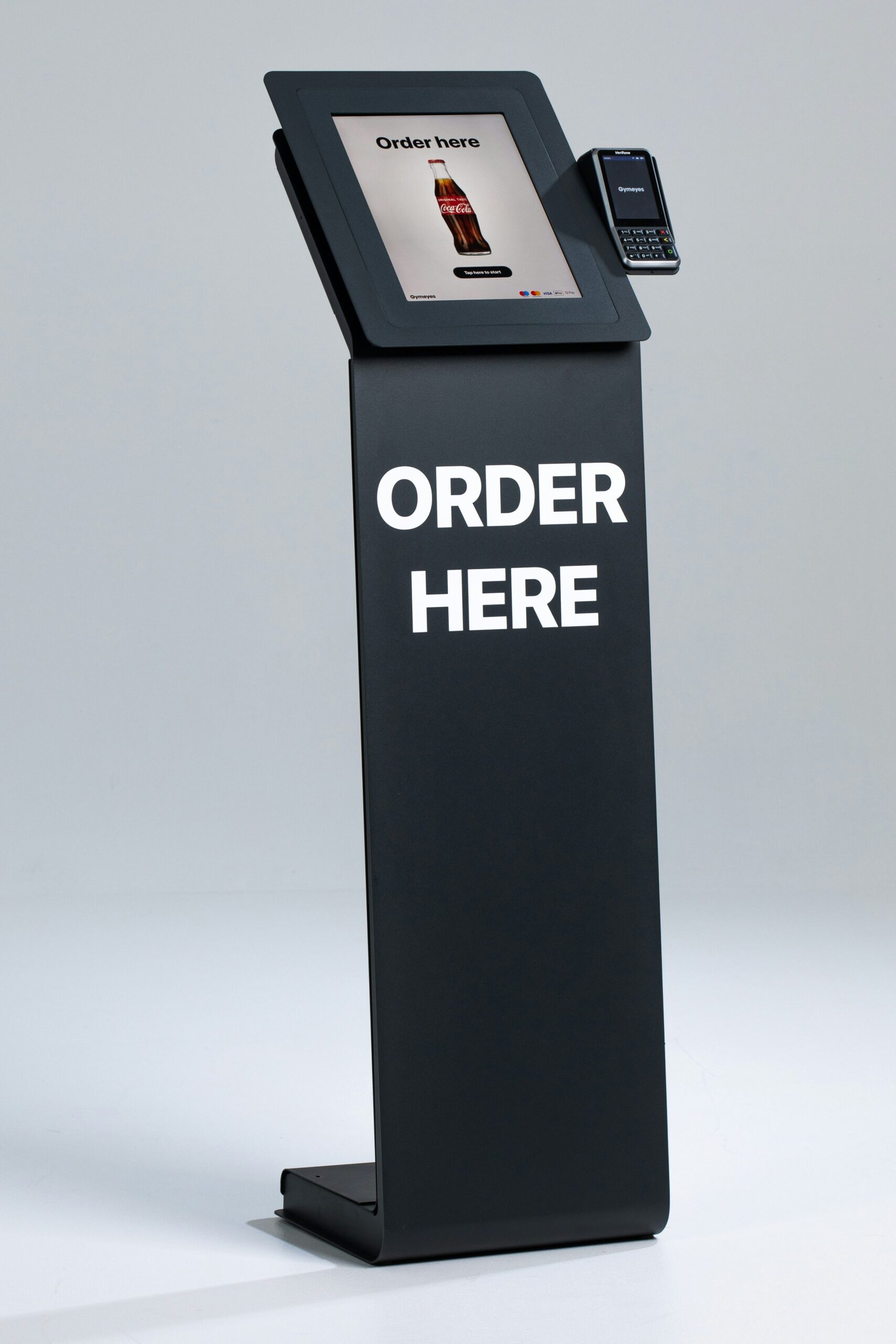 An ordering kiosk placed in the middle of a room